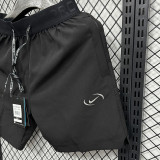 2025 A246 Black Casual Double layer shorts# 双层小标(NK)