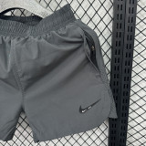 2025 D1103 Dark Grey Casual Double layer shorts#NK 双层深灰色