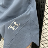 2025 A247 Light Blue Casual Double layer shorts# 双层