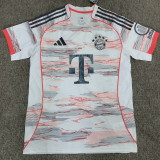 25/26  Bayern Away Müller Commemorative Edition Fans Soccer Jersey（(Müller#25）