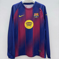 25/26 BAR Home Long Sleeve  Fans Soccer Jersey