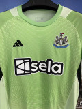25/26 Newcastle Goalkeeper Light Green Fans  Soccer Jersey