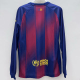 25/26 BAR Home Long Sleeve  Fans Soccer Jersey