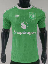 25/26 Man Utd Goalkeeper Green   Player Version Soccer Jersey