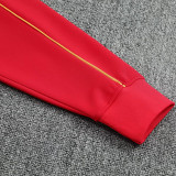 2526  BAR Red  Retro Jacket Tracksuit#F22