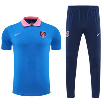25/26  ATM Sky Blue Polo Collar Pants Set
