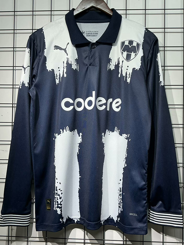 25/26 Monterrey Special Edition Dard Blue  Long Sleeve  Soccer Jersey