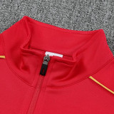 2526  BAR Red  Retro Jacket Tracksuit#F22
