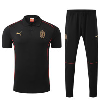 25/26  ACM  Black Polo Collar Pants Set