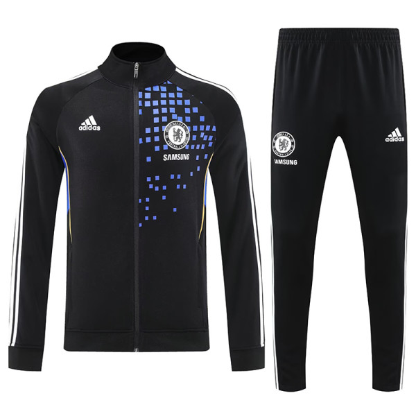 2526  CHE Black Retro Jacket Tracksuit#F11