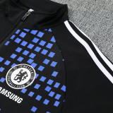 2526  CHE Black Retro Jacket Tracksuit#F11