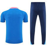 25/26  ATM Sky Blue Polo Collar Pants Set