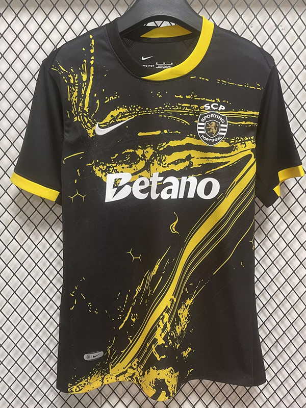 24/25 Sporting Lisbon Third Fans Soccer Jersey（Betano胸前广告）