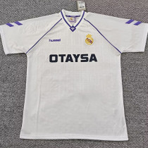 1990/1991  RMA  Home Retro Soccer Jersey