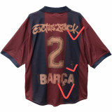 2000/2001 BAR Home Co branded Edition Retro  Soccer Jersey(背后广告、#2）