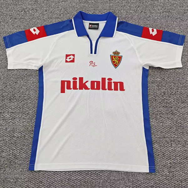 2004  Zaragoza Home  Retro  Soccer Jersey
