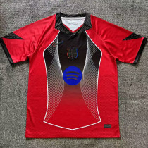 25 /26 BAR Red Black Special Edition  Fans Soccer Jersey(蓝胸花）