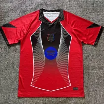 25 /26 BAR Red Black Special Edition  Fans Soccer Jersey(蓝胸花）