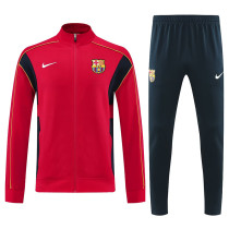 2526  BAR Red  Retro Jacket Tracksuit#F22