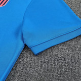 25/26  ATM Sky Blue Polo Collar Pants Set