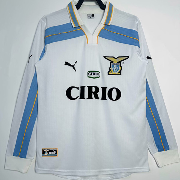 1999/2000 Lazio Third  Long Sleeve Retro Soccer Jersey