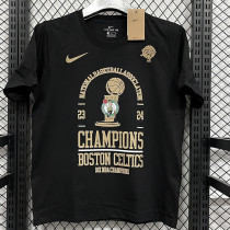 2025 T278 NK NBA Special Champion Pure Cotton Black T-shirt