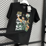 2025 T279 JD Flying Man Tatum Black Pure Cotton T-shirt