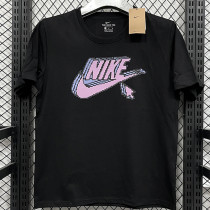 2025 T272 NK Mouse Pure Cotton Black T-shirt