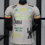 25/26 Ajax Graffiti Beige  Player Version Soccer Jersey