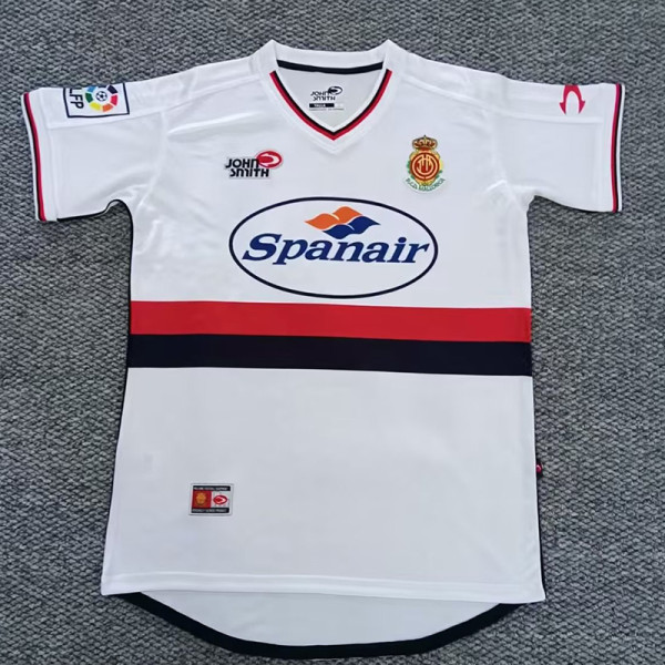 2001/2002  Mallorca White Retro Soccer Jersey