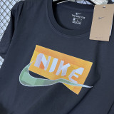 2025 T277 NK  Black Pure Cotton T-shirt