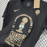 2025 T278 NK NBA Special Champion Pure Cotton Black T-shirt