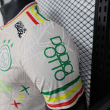 25/26 Ajax Graffiti Beige  Player Version Soccer Jersey