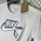 2025 T272 NK Mouse Pure Cotton White T-shirt