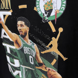 2025 T279 JD Flying Man Tatum Black Pure Cotton T-shirt