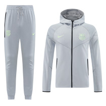 25/26 BAR Grey  Hooded Jacket Tracksuit# 01