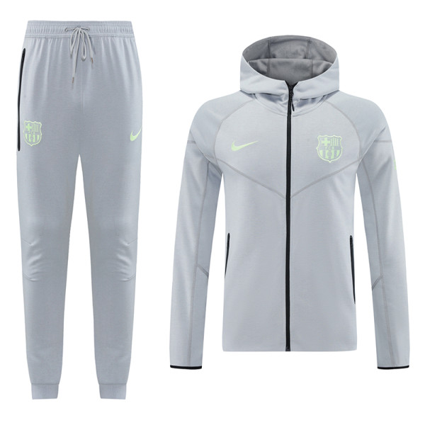 25/26 BAR Grey  Hooded Jacket Tracksuit# 01