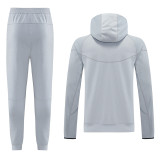 25/26 BAR Grey  Hooded Jacket Tracksuit# 01