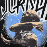 2025 T281 JD Flying Man Black Pure Cotton T-shirt