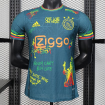 25/26 Ajax Graffiti Green  Player Version Soccer Jersey