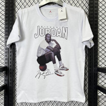 2025 T276 JD  White Pure Cotton T-shirt