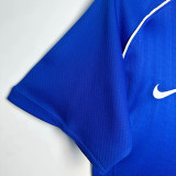 2007/2008 Man Utd Goalkeeper Blue Retro Soccer Jersey