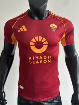 25/26  Roma Maroon Special Edition Player Version Soccer Jersey