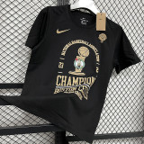 2025 T278 NK NBA Special Champion Pure Cotton Black T-shirt