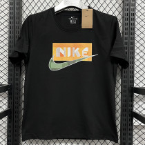 2025 T277 NK  Black Pure Cotton T-shirt