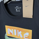 2025 T277 NK  Black Pure Cotton T-shirt