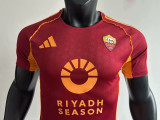 25/26  Roma Maroon Special Edition Player Version Soccer Jersey