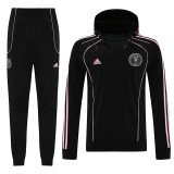 25/26 Inter Miami Black  Hooded Tracksuit