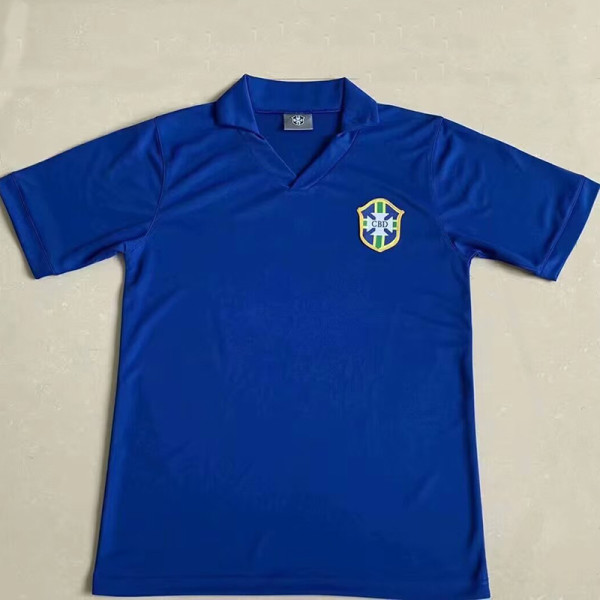 1957 Brazil Away Retro Soccer Jersey