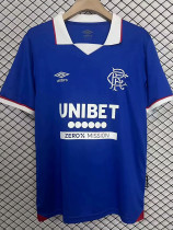 25/26  Rangers Home Fans Soccer Jersey